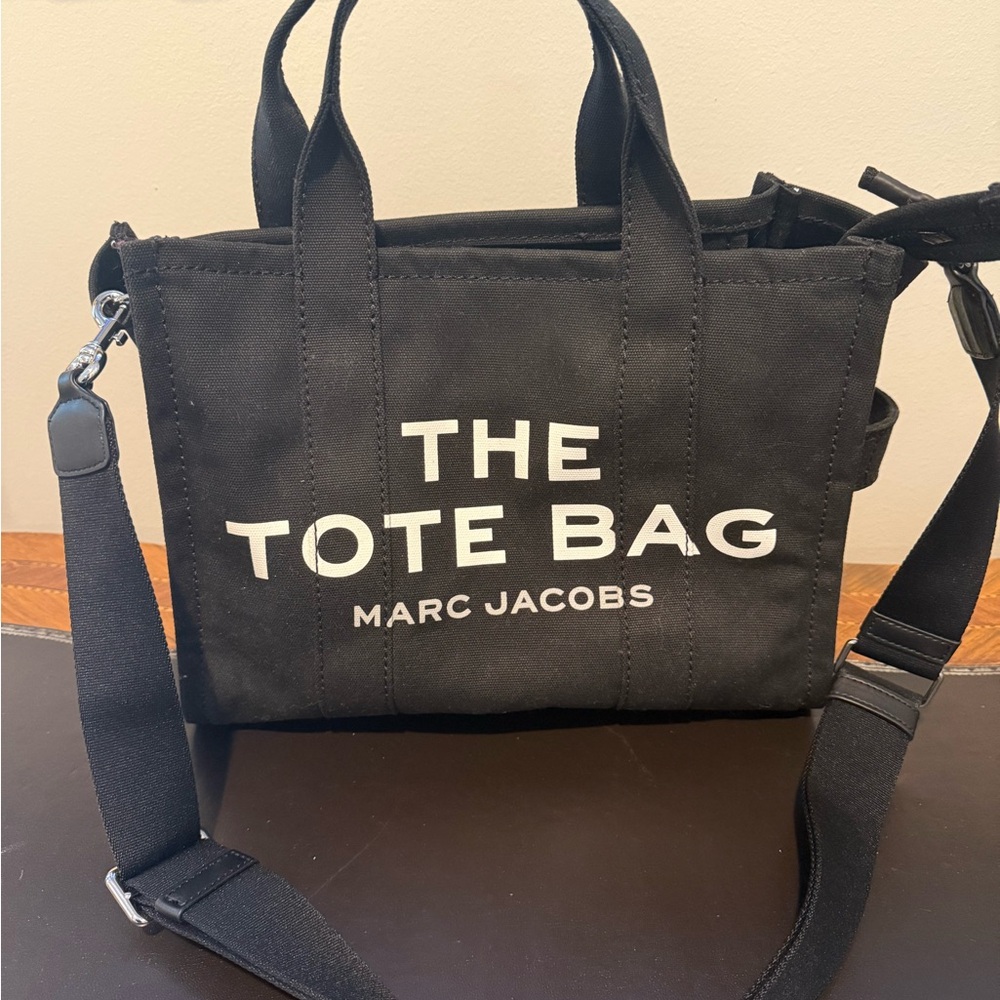 Marc Jacobs Black Tote Bag with Bold Branding. Tags off but never used